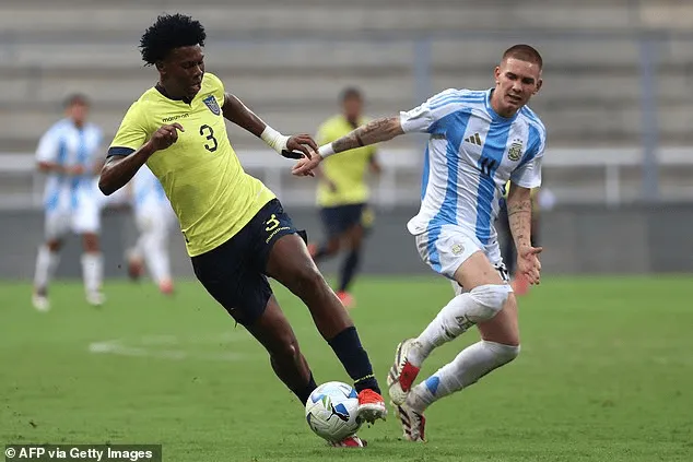 切尔西有意厄瓜多尔15岁左脚中卫,山谷独立要价1400万英镑